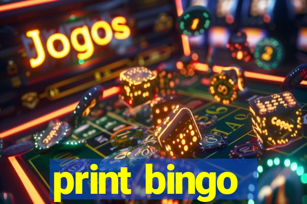 print bingo